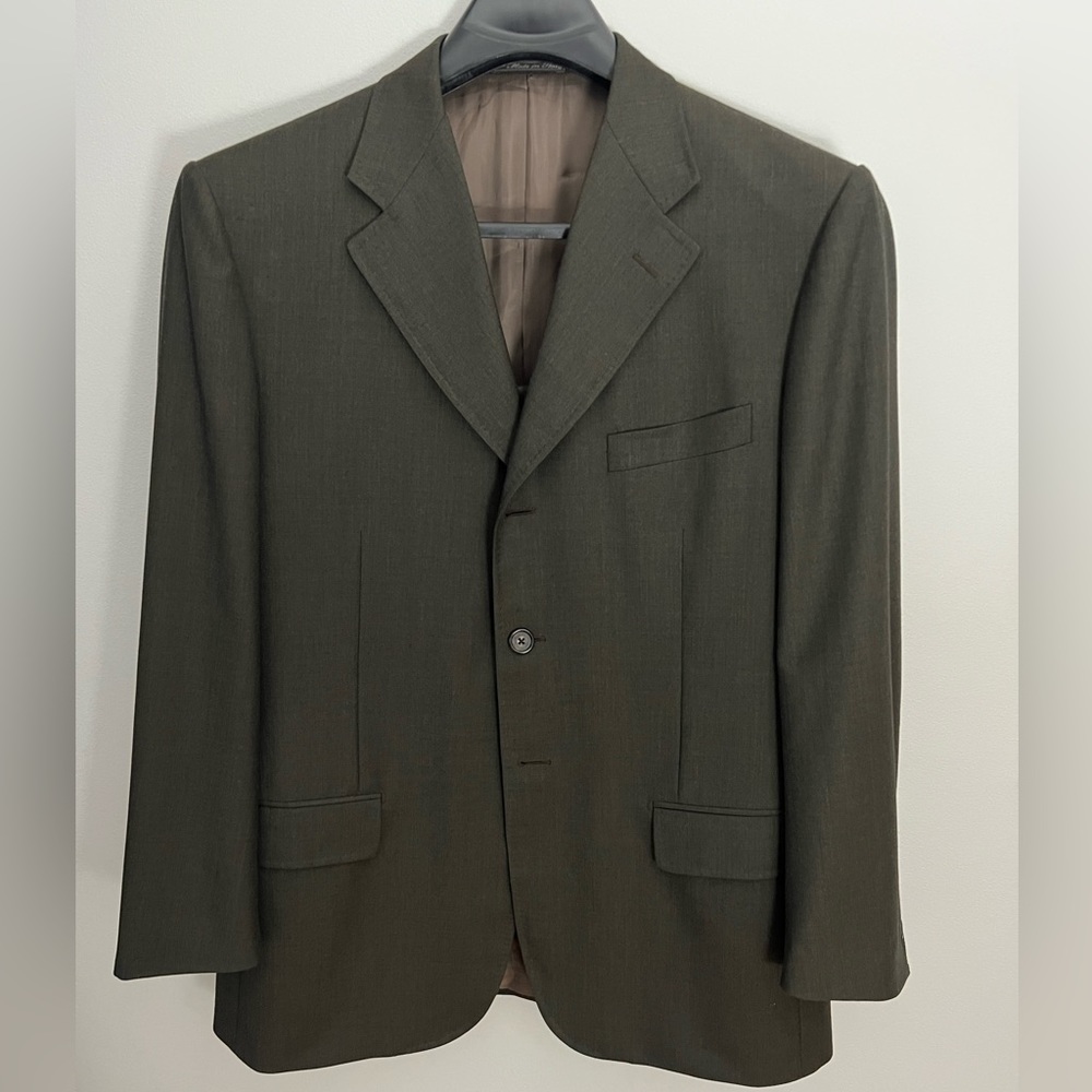 Corneliani Suit Jacket Blazer Sport Coat. 42R Green. Excellent condition